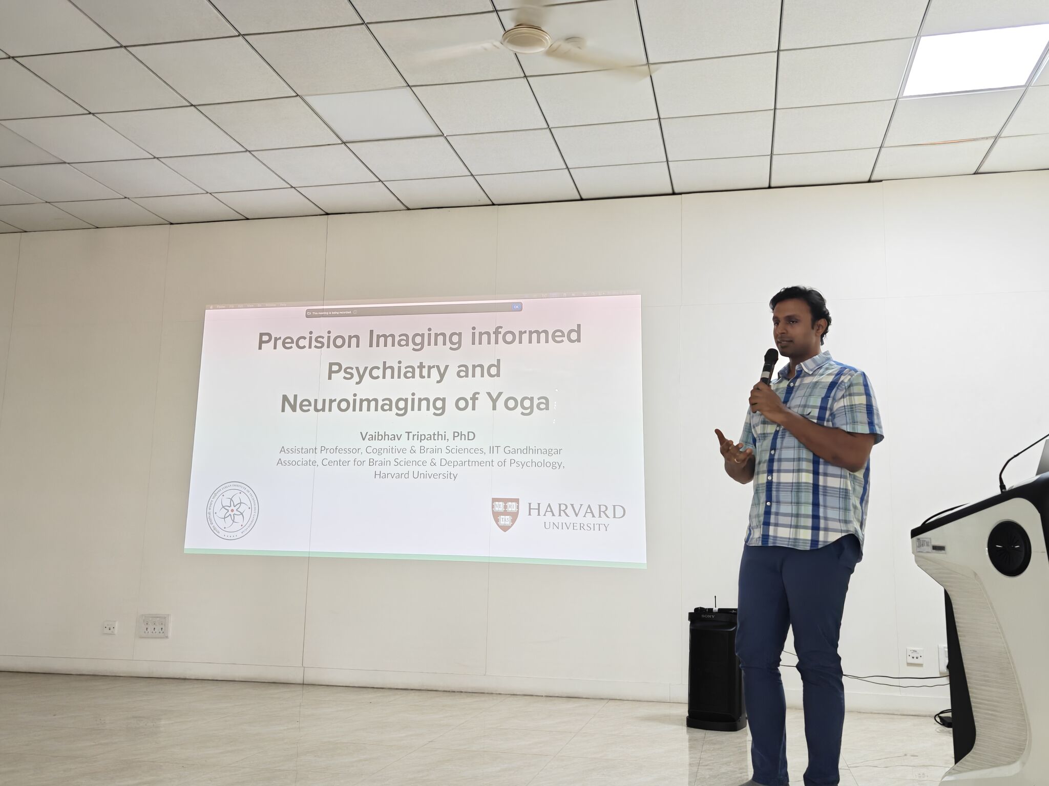Talk at NIMHANS
